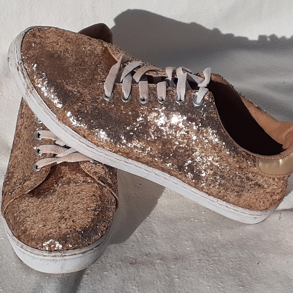 Shoes Gold Glitter Sneakers Poshmark